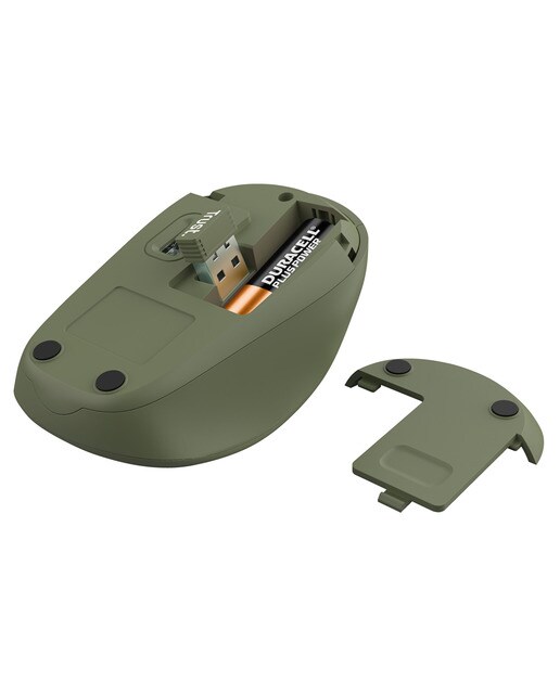 Ratón inalámbrico silencioso Trust Yvi+ - Verde Verde-4