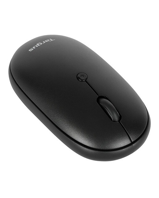 Ratón óptico inalámbrico Targus, tamaño compacto, antimicrobiano, modo dual, Bluetooth y 2.4 GHz Negro-5