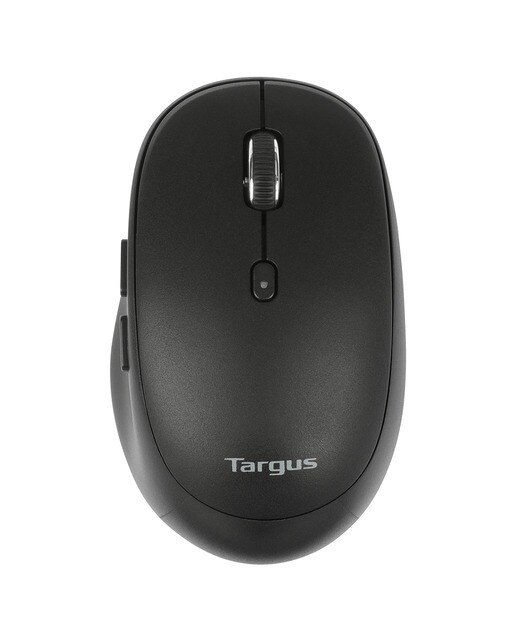 Ratón óptico inalámbrico Targus Midsize Comfort, antimicrobiano, modo dual, Bluetooth y 2.4 GHz Negro-1