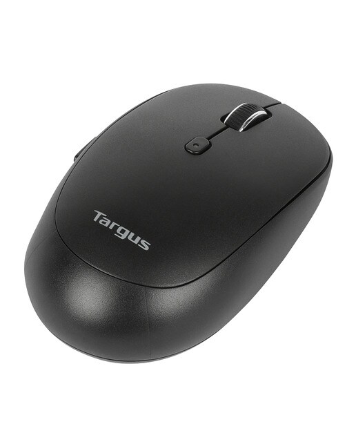 Ratón óptico inalámbrico Targus Midsize Comfort, antimicrobiano, modo dual, Bluetooth y 2.4 GHz Negro-2