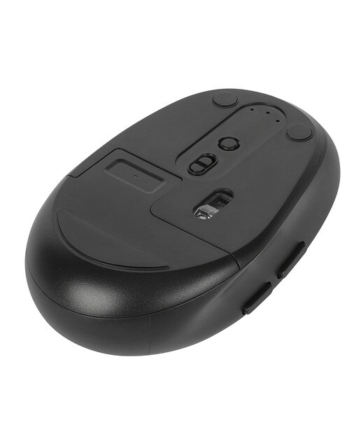 Ratón óptico inalámbrico Targus Midsize Comfort, antimicrobiano, modo dual, Bluetooth y 2.4 GHz Negro-4