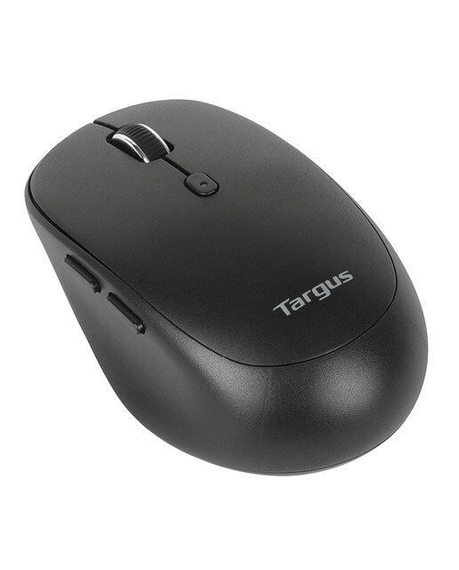 Ratón óptico inalámbrico Targus Midsize Comfort, antimicrobiano, modo dual, Bluetooth y 2.4 GHz Negro-5