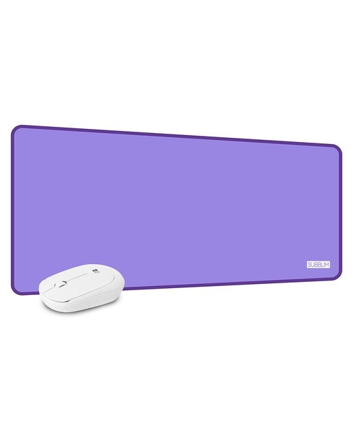Imagem 0 de Conjunto de Rato Sem Fios e Tapete De Rato Subblim Harmony - Branco