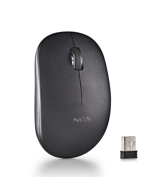 Ratón óptico inalámbrico NGS Fog Pro negro Negro-2