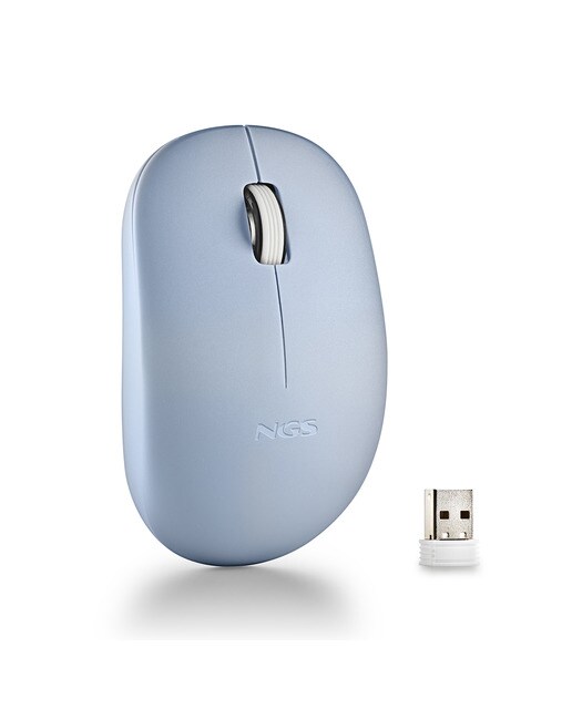 Ratón óptico inalámbrico NGS Fog Pro azul Azul-2
