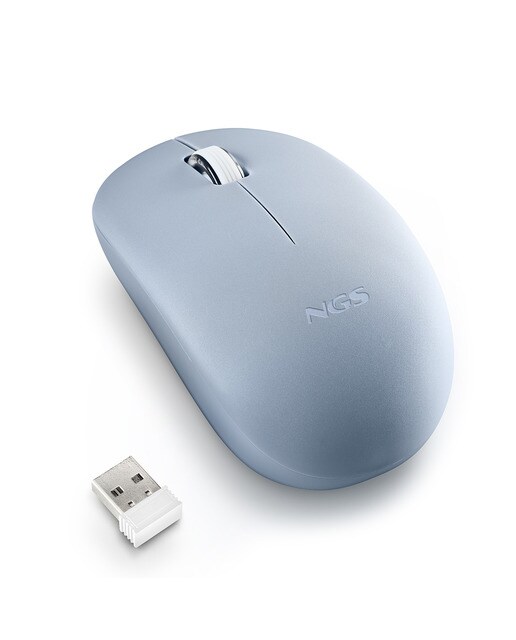 Ratón óptico inalámbrico NGS Fog Pro azul Azul-4
