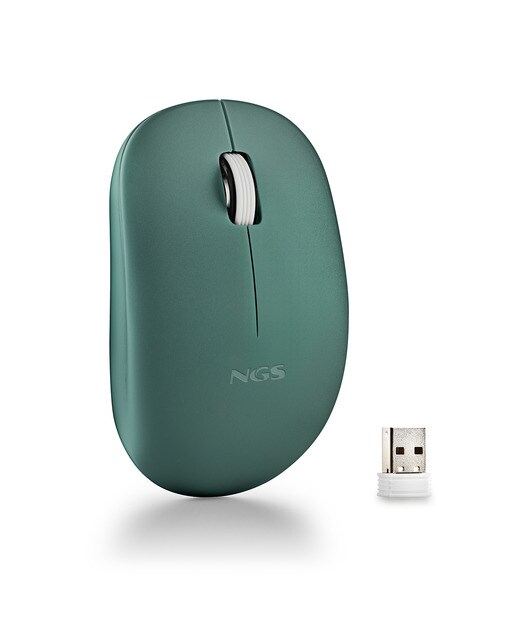 Ratón óptico inalámbrico NGS Fog Pro - Verde Verde-2