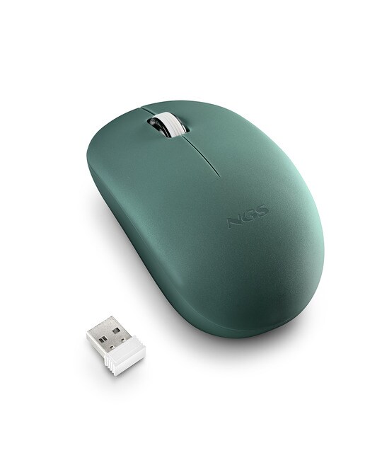 Ratón óptico inalámbrico NGS Fog Pro - Verde Verde-4