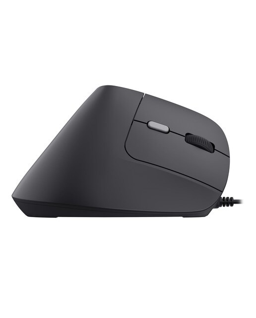 Ratón vertical con cable Trust Bayo II - Negro / Gris Negro / Gris-6
