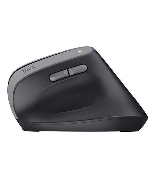 Ratón vertical inalámbrico Trust Bayo II Negro / Gris-6