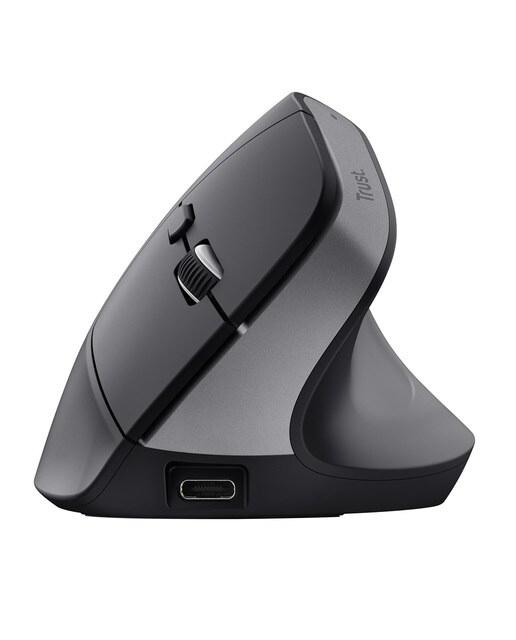 Ratón vertical Bayo+ Multidispositivo Bluetooth - Negro / Gris Negro / Gris-2