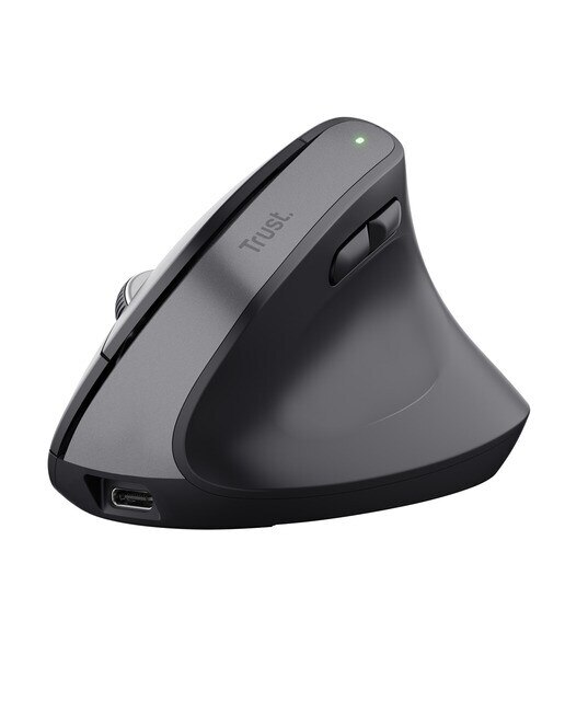 Ratón vertical Bayo+ Multidispositivo Bluetooth - Negro / Gris Negro / Gris-3