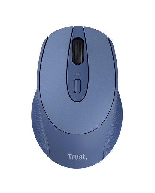 Ratón inalámbrico recargable Trust Zaya azul Azul-1