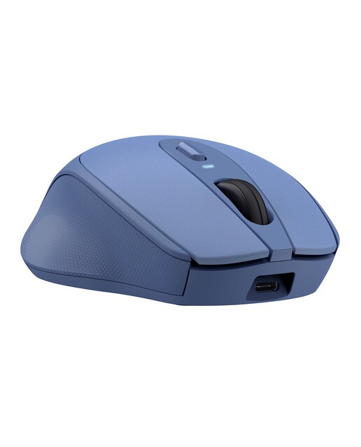 Ratón inalámbrico recargable Trust Zaya azul Azul-4