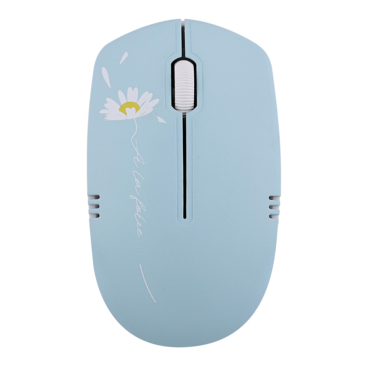 Pack de ratón inalámbrico + alfombrilla T'nB Daisy Azul-2