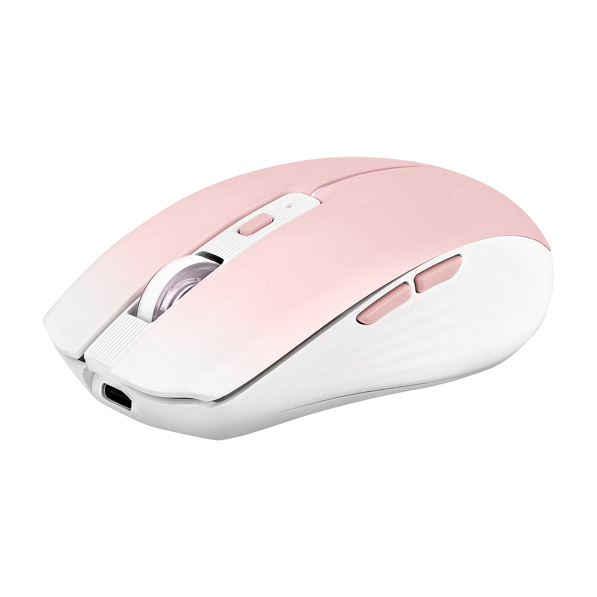 Ratón inalámbrico recargable T'nB Gradient Dual Connect rosa Rosa-3