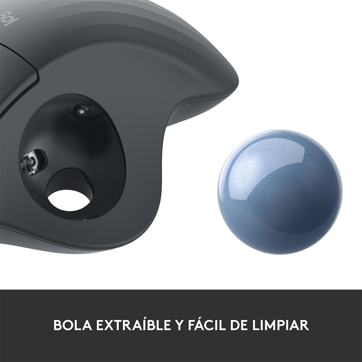 Ratón Wireless Logitech Trackball Ergo M575S Grafito-7