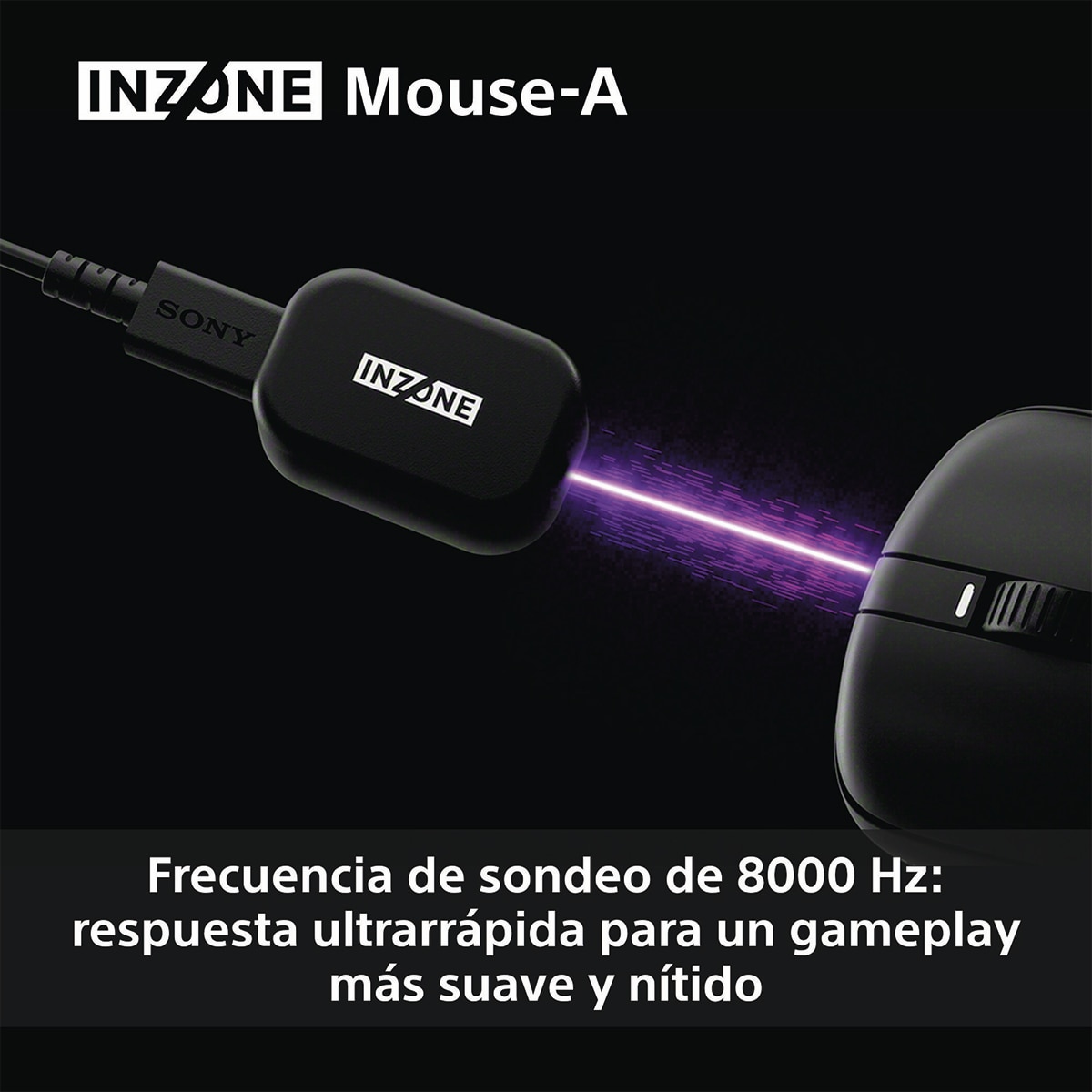 Ratón Gaming inalámbrico Sony INZONE Mouse-A Negro-6