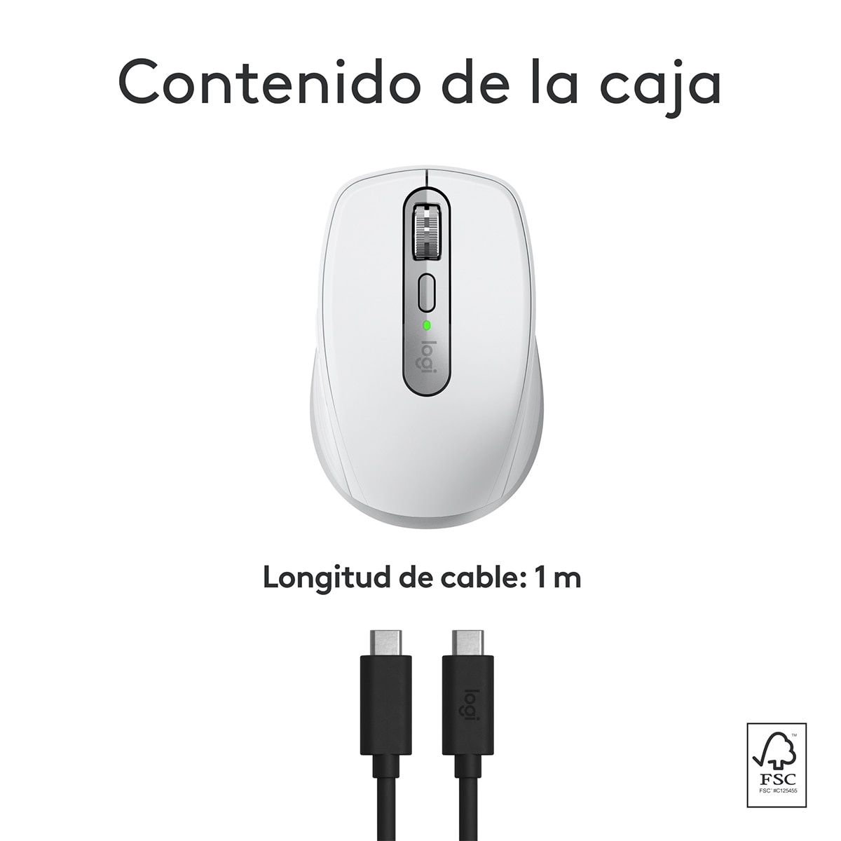 Ratón inalámbrico Logitech MX Anywhere 3S para Mac Gris claro-6