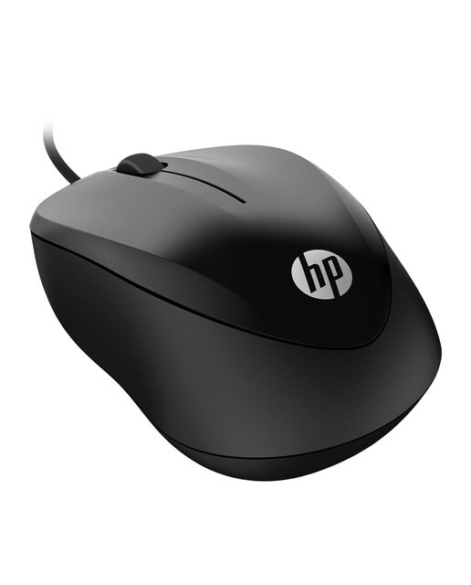 Ratón óptico con cable HP 1000 - Negro Negro-5