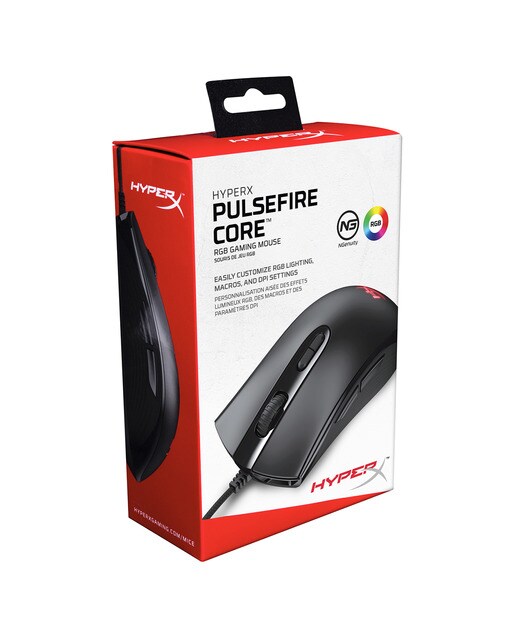 Ratón óptico Gaming con cable HyperX Pulsefire Core Negro-5