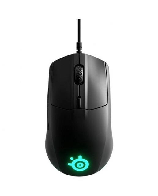 Ratón óptico con cable Gaming SteelSeries Rival 3 Negro-1