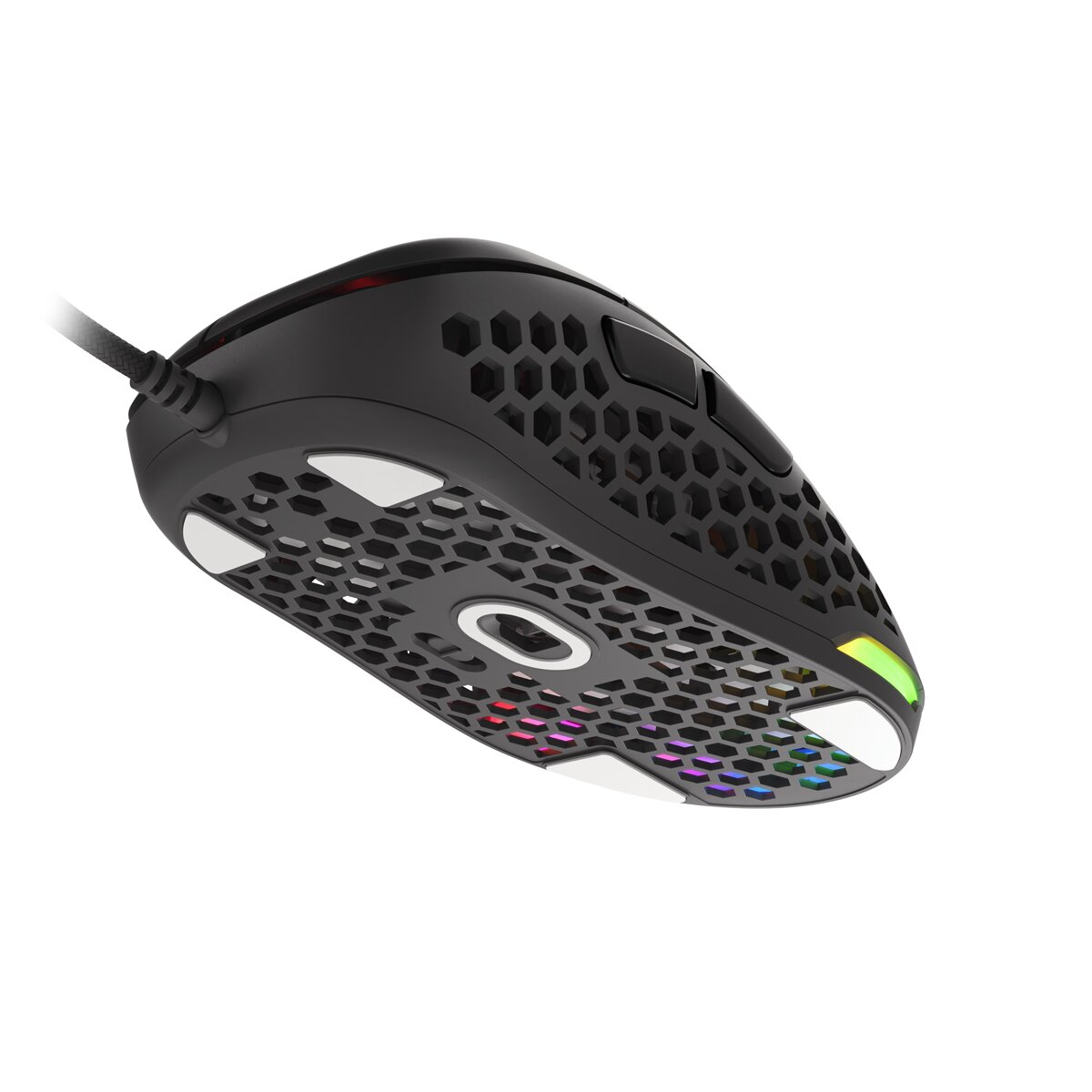 Ratón óptico con cable Genesis Xenon 800 RGB para Gaming Negro / Rojo-2