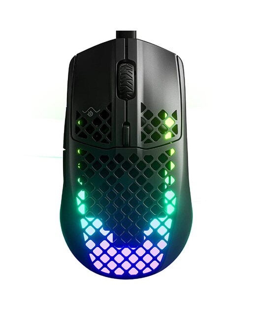 Ratón Gaming con cable Steelseries Aerox 3 negro Onyx-1