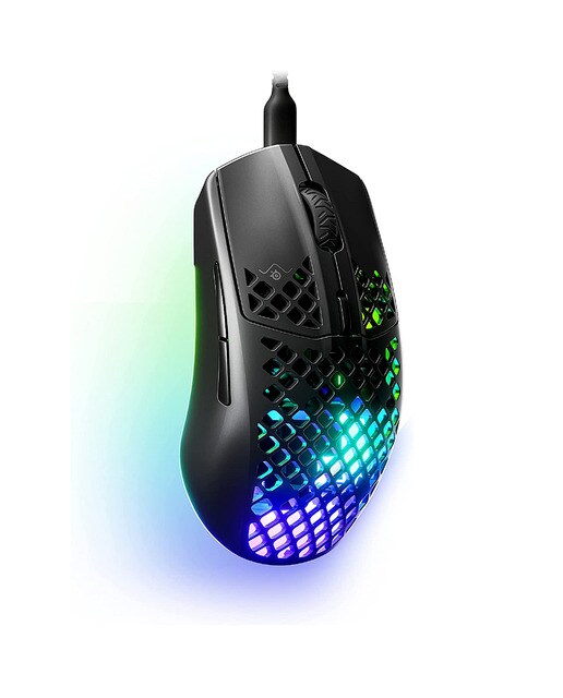Ratón Gaming con cable Steelseries Aerox 3 negro Onyx-2