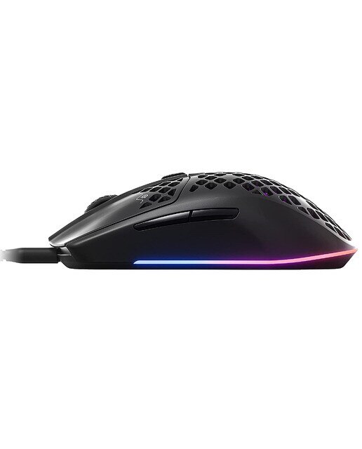 Ratón Gaming con cable Steelseries Aerox 3 negro Onyx-4