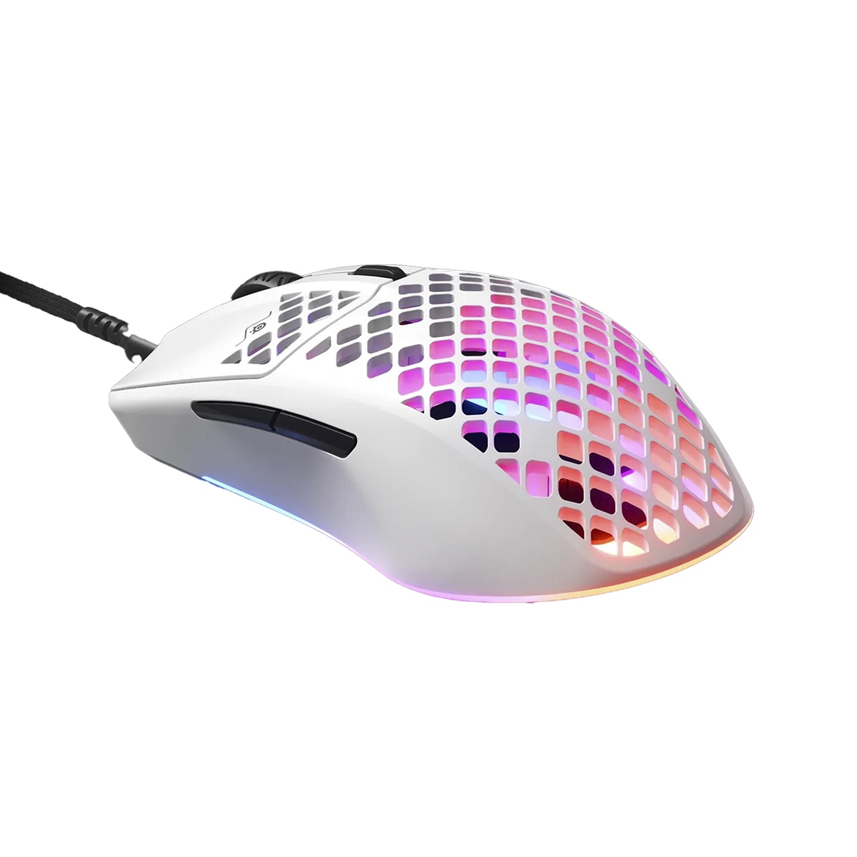 Imagen 0 de Ratón Gaming con cable Steelseries Aerox 3 blanco