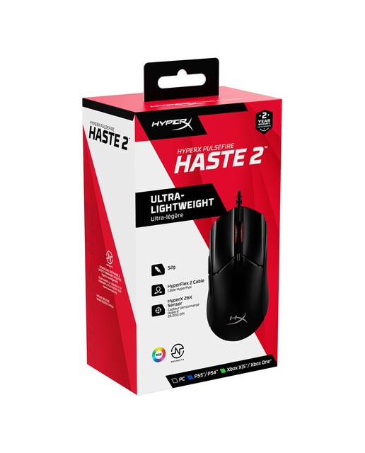 Rato Gaming com Fio HyperX Pulsefire Haste 2 - Preto Preto-9