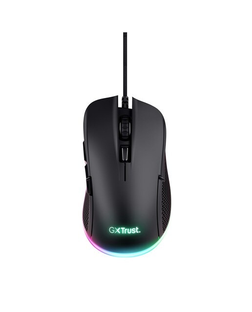 Trust - Ratón gaming con cable Trust GXT922 YBAR negro.