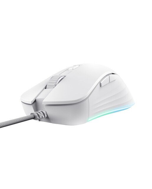 Ratón gaming con cable Trust GXT924W YBAR blanco Blanco-2