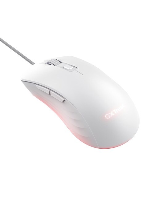 Ratón gaming con cable Trust GXT924W YBAR blanco Blanco-3