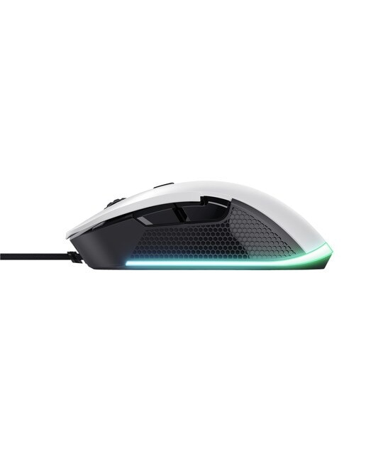 Ratón gaming con cable Trust GXT922W YBAR blanco Blanco-5