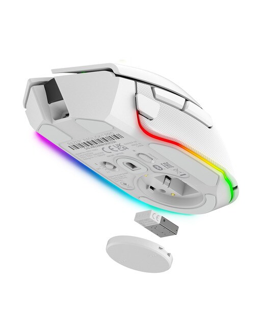 Ratón inalámbrico Gaming Razer Basilisk V3 Pro Blanco Blanco-5