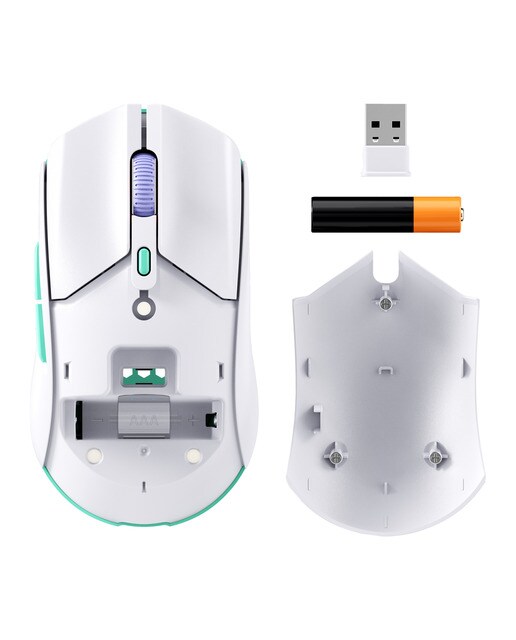 Ratón Gaming inalámbrico HyperX Pulsefire Haste 2 Core blanco Blanco-8