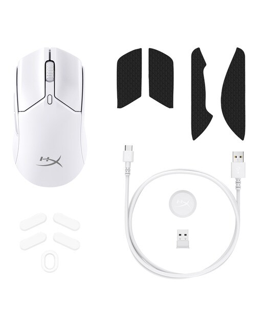 Ratón Gaming inalámbrico HyperX Pulse Haste2 Mini blanco Blanco-6