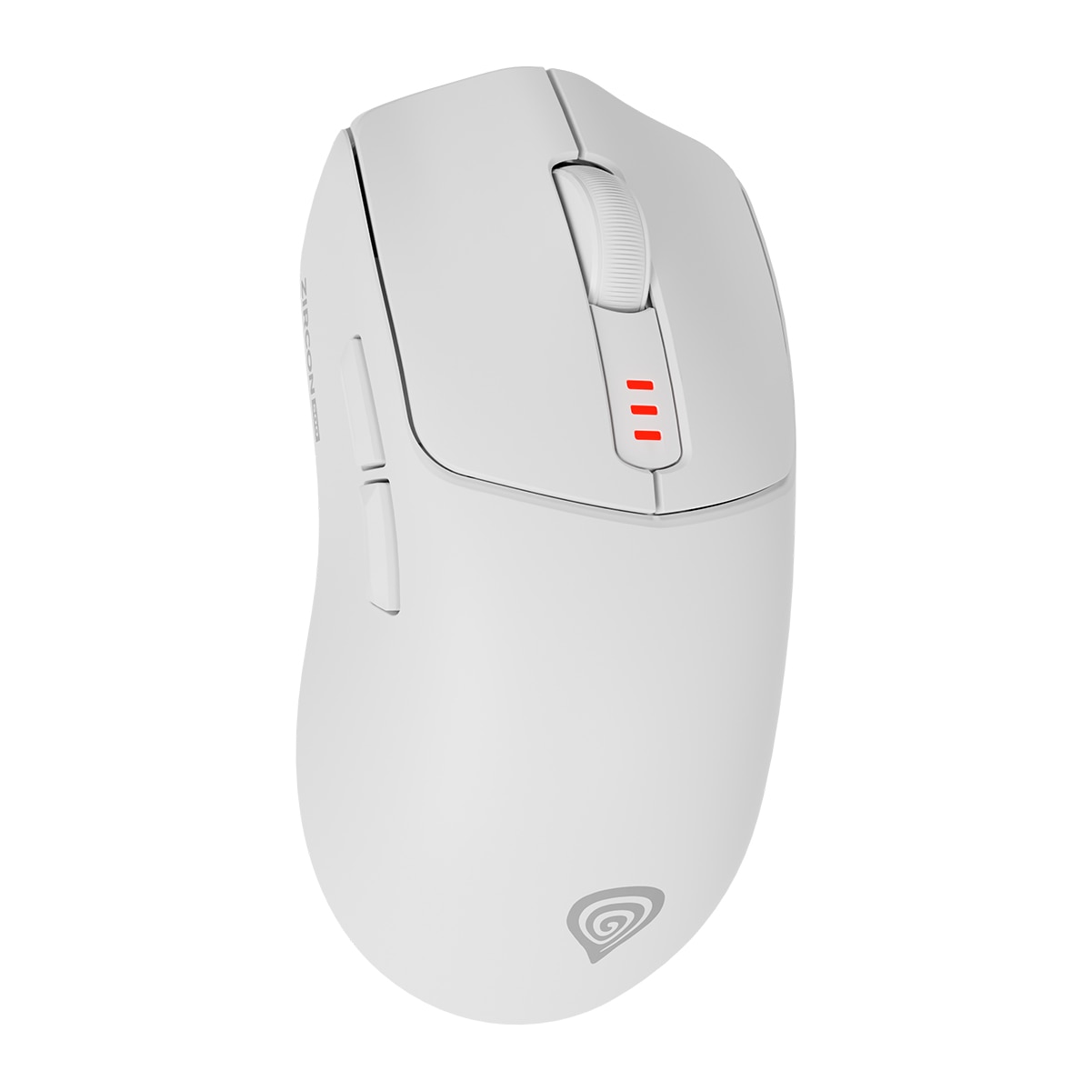Ratón Gaming Genesis Zircon 500, RF Wireless + Bluetooth + USB-C Blanco-2