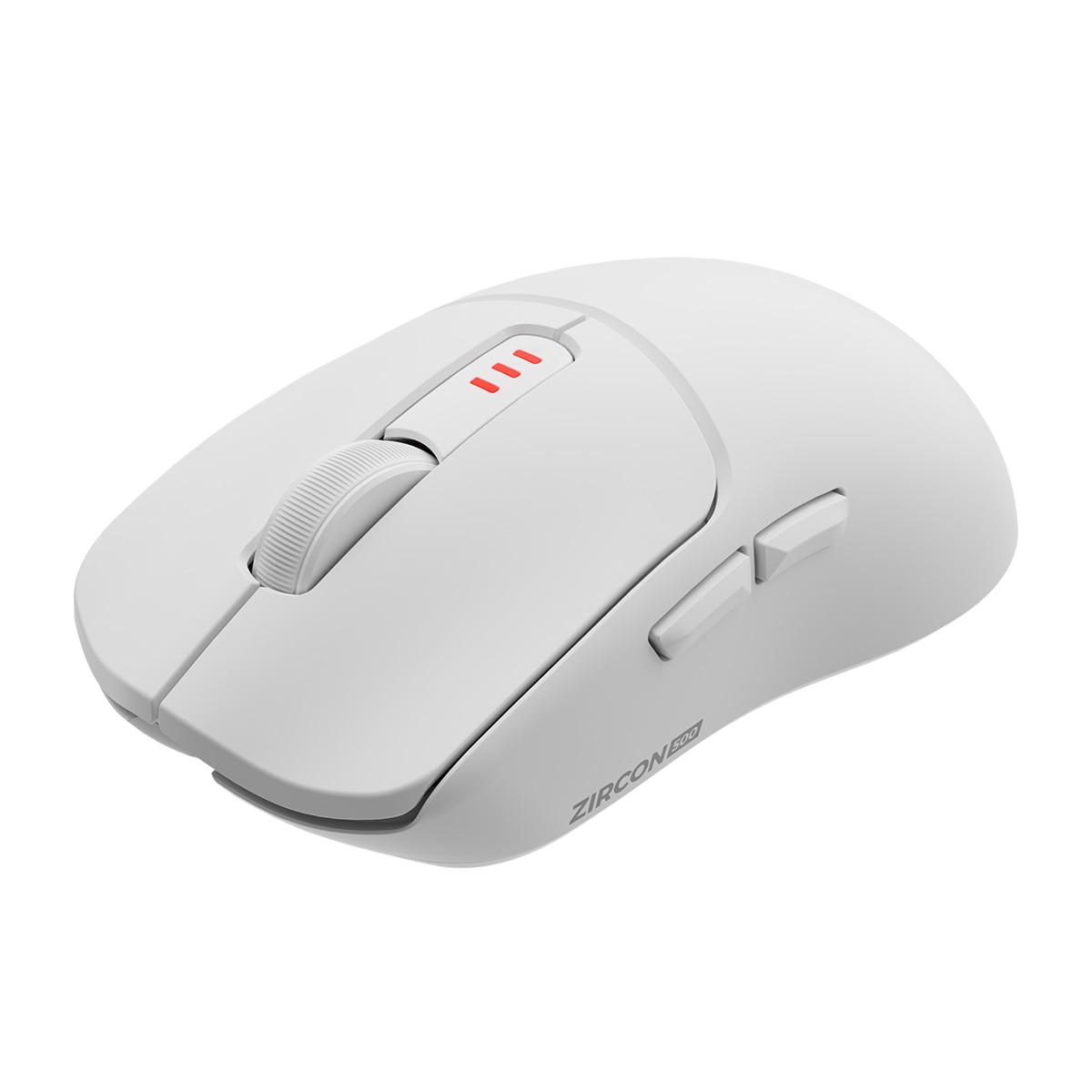 Ratón Gaming Genesis Zircon 500, RF Wireless + Bluetooth + USB-C Blanco-3