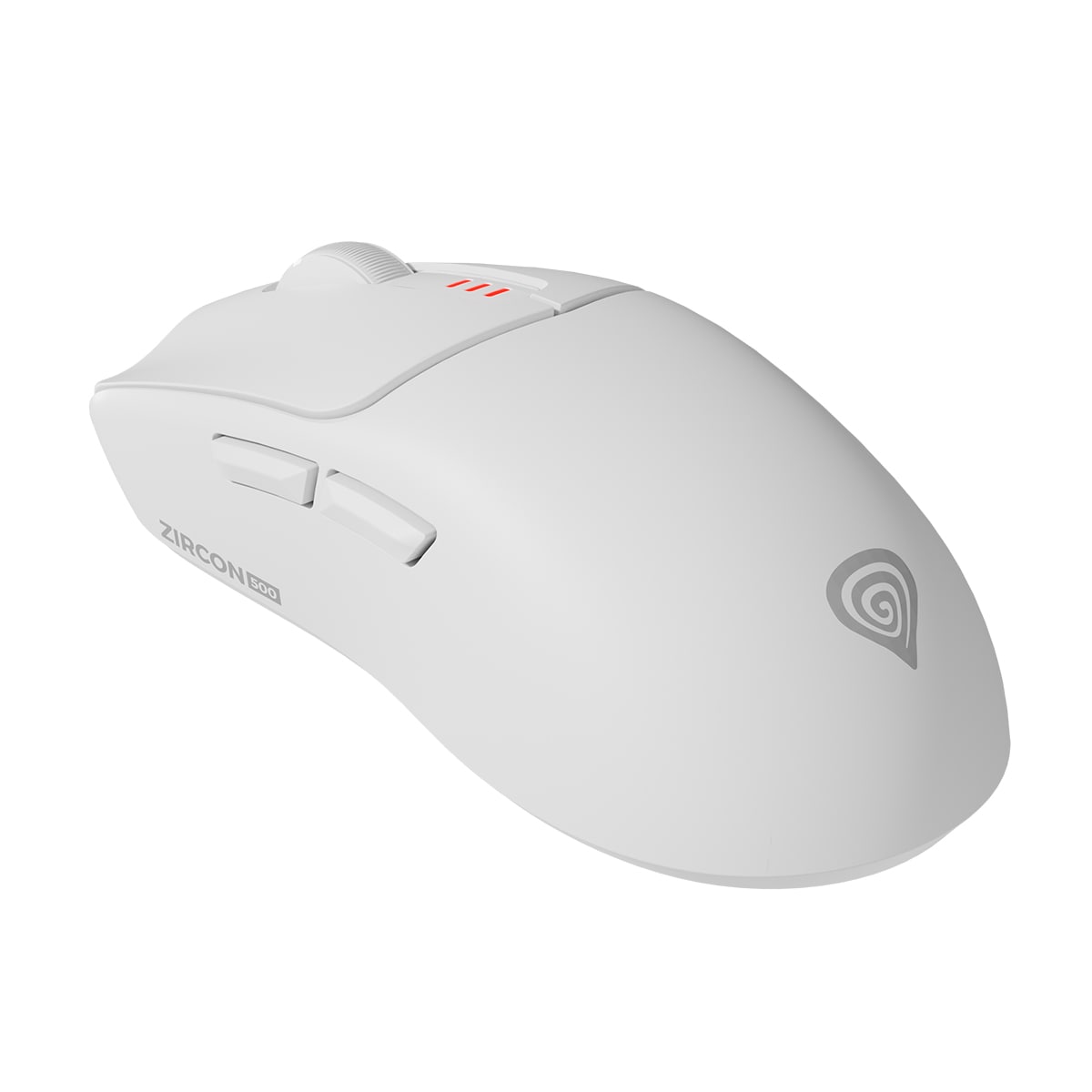 Ratón Gaming Genesis Zircon 500, RF Wireless + Bluetooth + USB-C Blanco-4