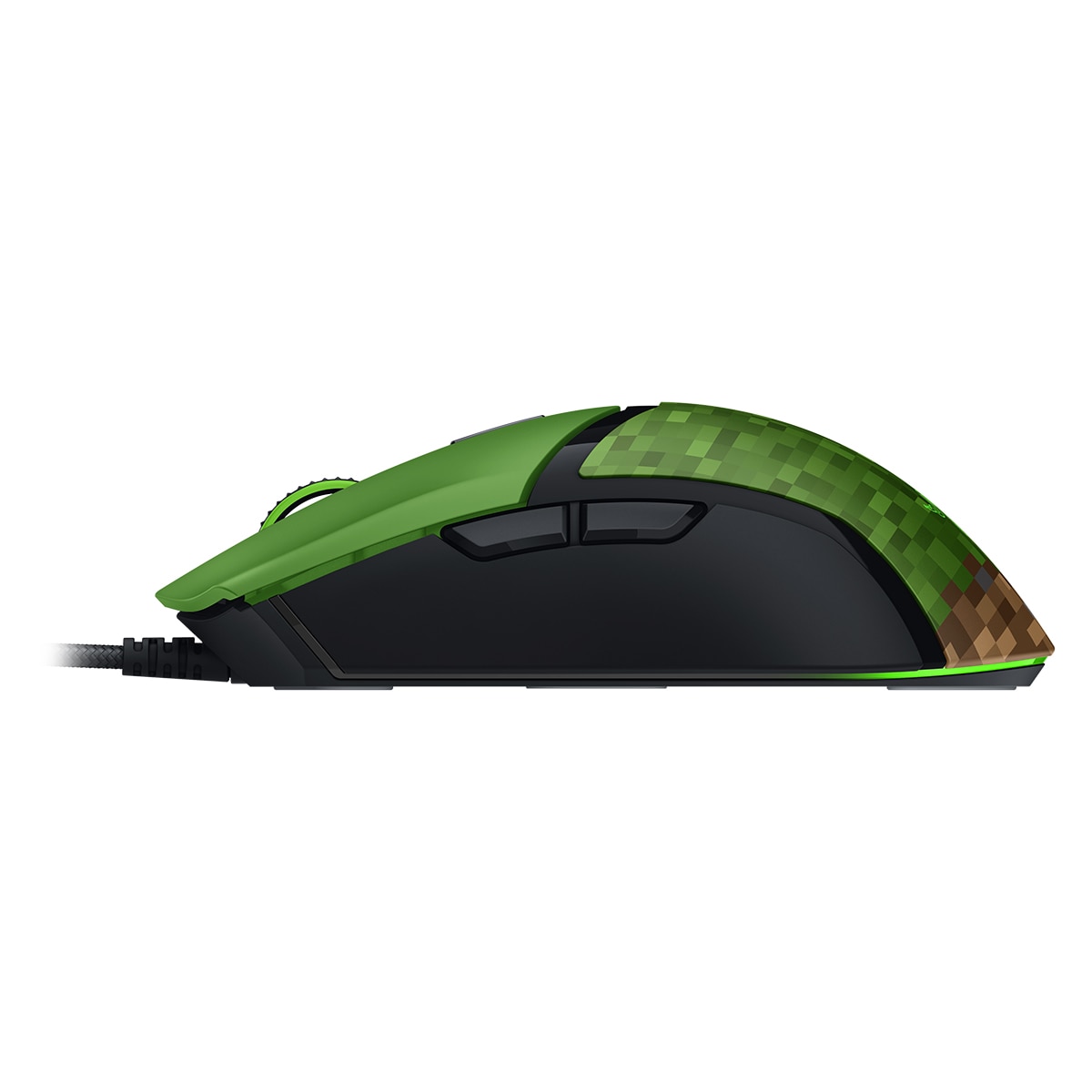 Ratón Gaming con cable Razer Cobra Minecraft Edition Verde-4