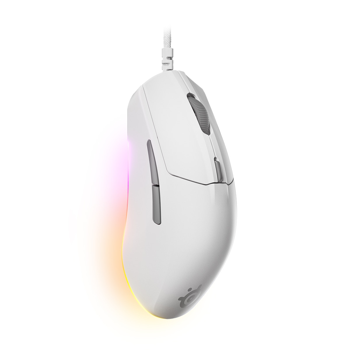 Ratón óptico Gaming con cable SteelSeries Rival 3 Gen 2 Blanco Blanco-4