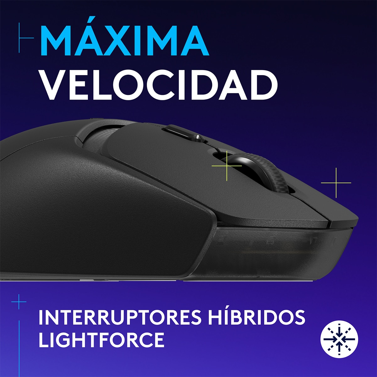 Ratón inalámbrico para gaming Logitech G309 Lightspeed Grafito-2