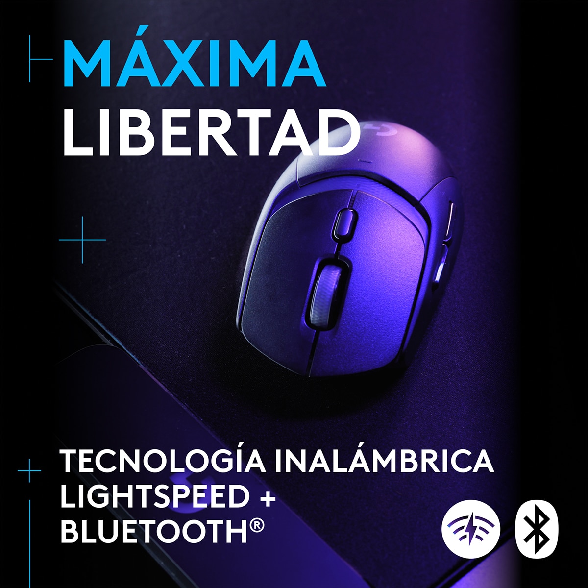 Ratón inalámbrico para gaming Logitech G309 Lightspeed Grafito-3