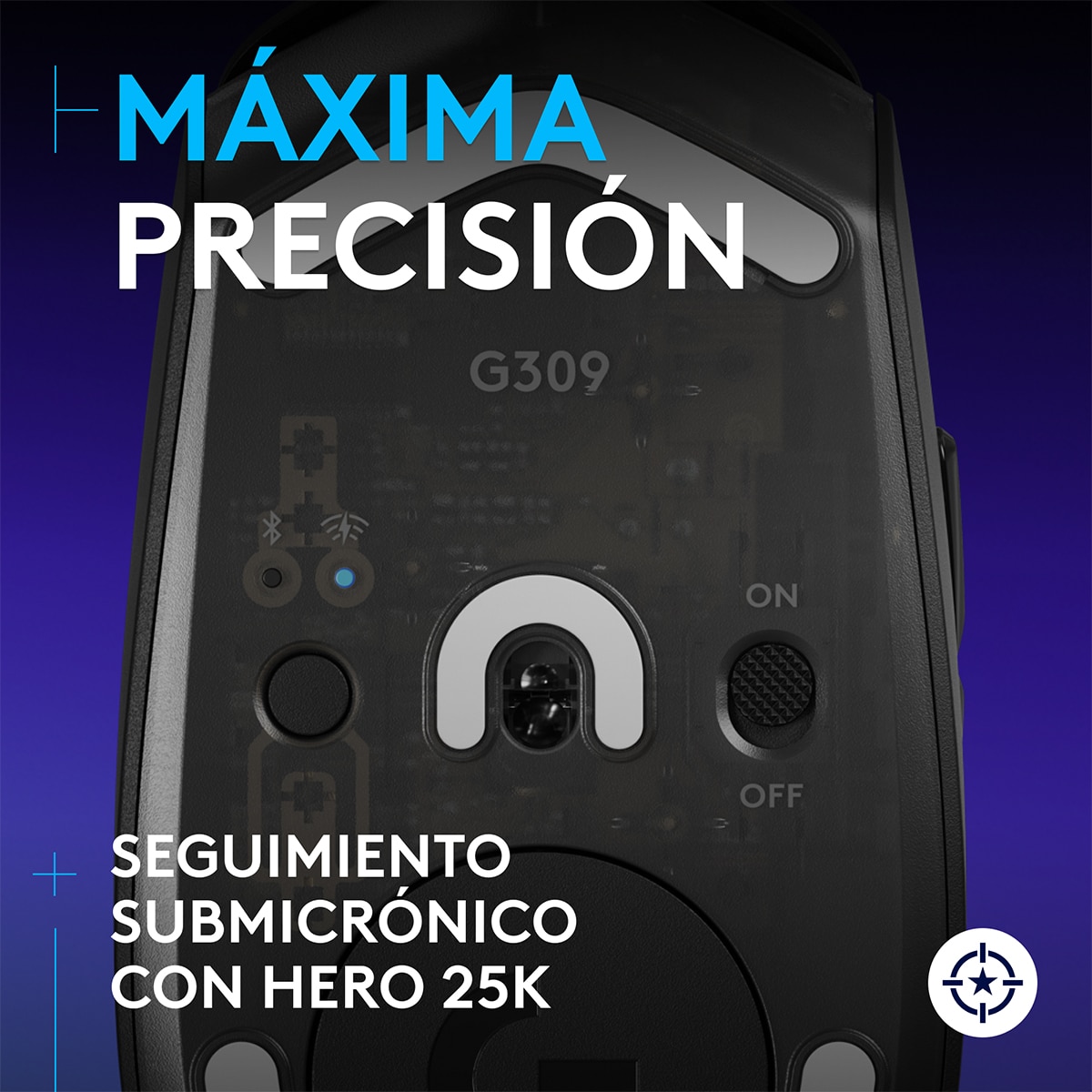 Ratón inalámbrico para gaming Logitech G309 Lightspeed Grafito-4