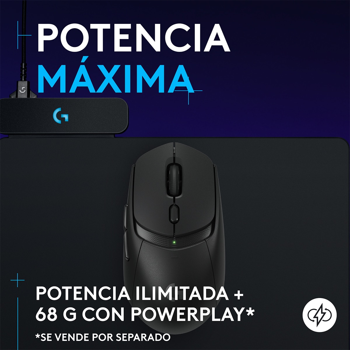 Ratón inalámbrico para gaming Logitech G309 Lightspeed Grafito-7