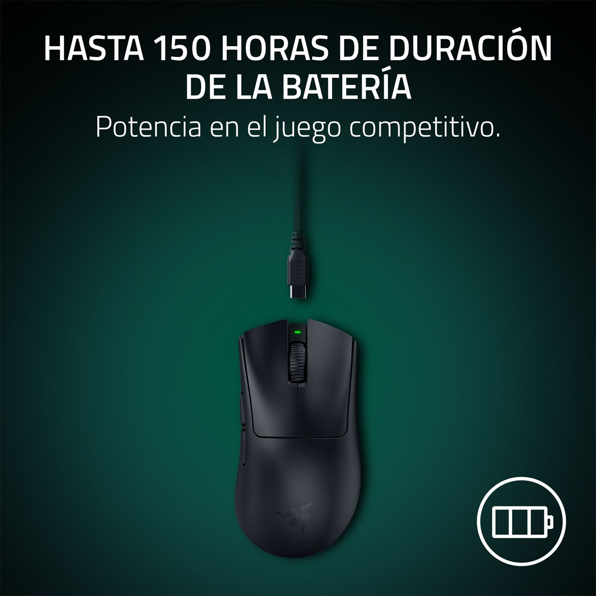 Ratón Gaming Razer Deathhadder V4 Pro Negro-8