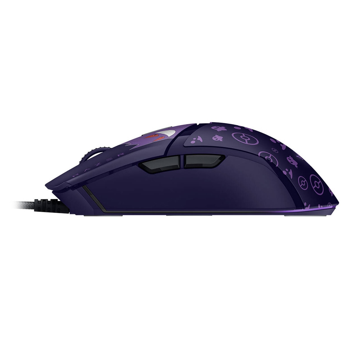 Ratón Gaming con cable Razer Cobra Pokémon Gengar Edition RGB ultra ligero Morado-2